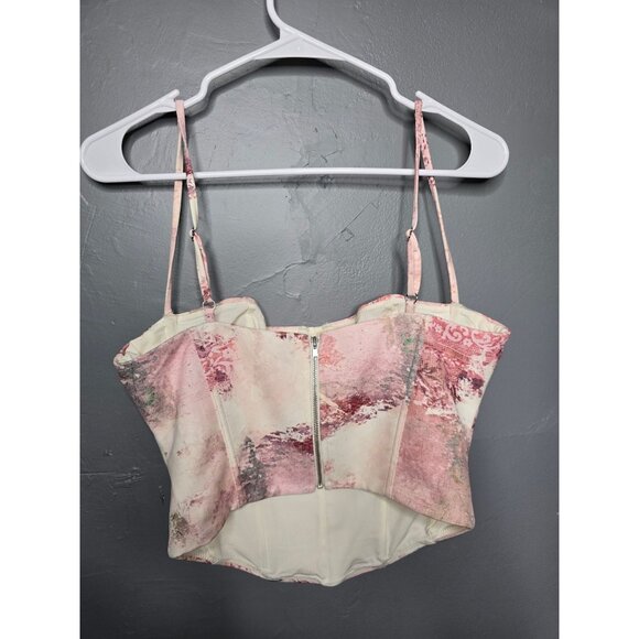 White Fox In the Morning Bustier Primrose Pink Medium Coquette Feminine - Picture 5 of 14